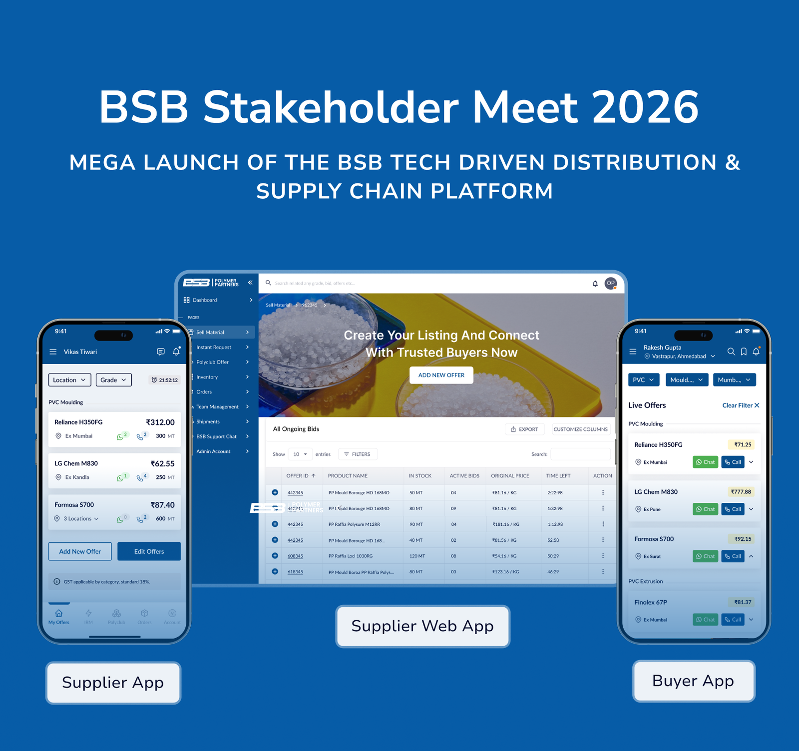 BSB STAKEHOLDER MEET 2026 — Mega Launch